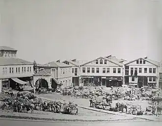 Het centrale plein Meydan, DmitriIvanovich Ermakov, 1868