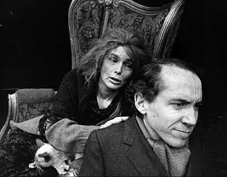 Priscilla Pointer en Michael Dunn omstreeks 1968