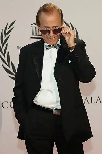 Michael Holm tijdens het UNESCO Gala (2012)