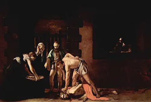 De onthoofding van Johannes de Doper (Caravaggio) (1608)