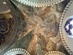 Gewelfschildering zijkapel, 1941