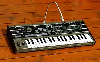De Micro Korg, inclusief vocoder-microfoon