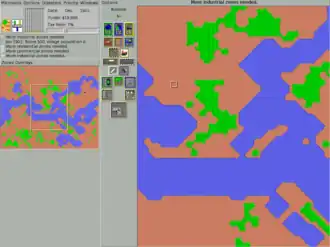 Screenshot van een lege stad