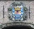 Het wapen als gevelsteen in Middelburg