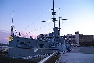 Museumschip Mikasa in Mikasapark in Yokosuka