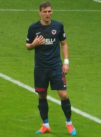 Mitrović in 2014 als speler van Mersin İdman Yurdu