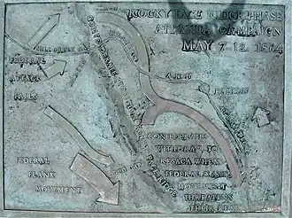 Overzicht van de slag bij Rocky Face Ridge