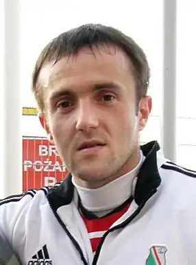 Radović in het shirt van Legia Warschau (2011)