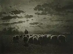 Misonne's Au Coucher du Soleil, in Camera Notes, juli 1901