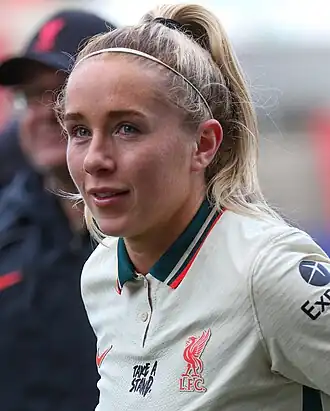 Kearns bij Liverpool LFC in 2022