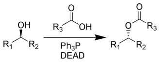 De mitsunobu-reactie
