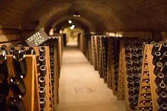 Pupitre in de kelders