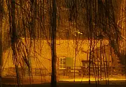 Molen van Baarlo bij nacht