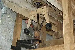 Regelateur van het maalkoppel met blauwe stenen