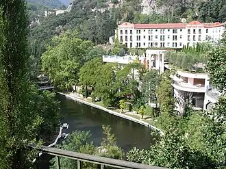 Gezicht op Molitg-les-Bains