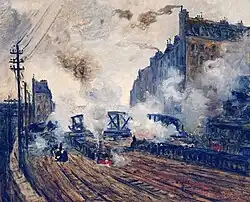 La Tranchée des Batignolles, Collectie Wurth, Rome, 38×46&nbsp;cm.