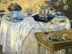 Detail: tafelstilleven