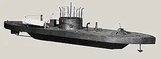 Model van de USS Monitor