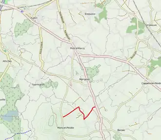 tracé van de kasseistrook