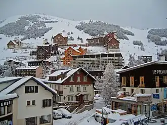 Gezicht op Mont-de-Lans