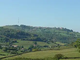 Gezicht op Mont-Saint-Vincent