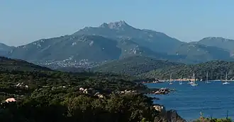 Zicht op Monacia-d'Aullène