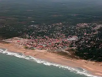 Luchtfoto van Montalivet-les-Bains
