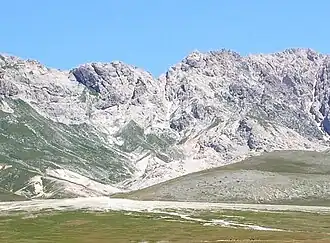 Monte Infornace vanaf de Campo Imperatore