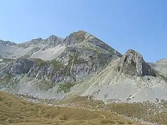 Monte Portella vanaf de Campo Pericoli
