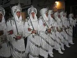 "Moren" in een optocht in Altea, eind september