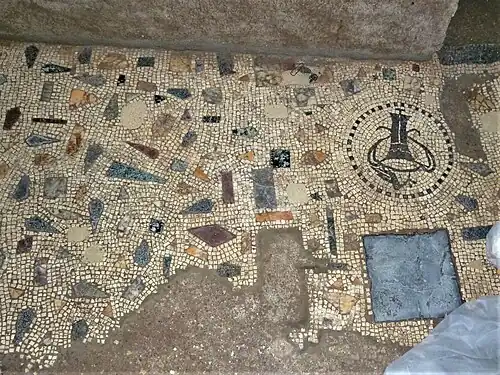 Antieke vloermozaïek.