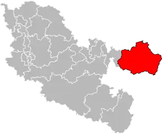 Locatie van het kanton