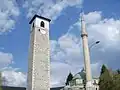 Husein-Pasa-moskee met de langste minaret van de Balkan