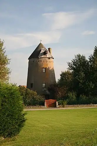 De Moulin Loquet in Grevelingen, hier nog zonder wieken