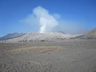Uitzicht op de Bromo