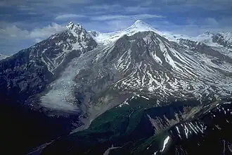 Mount Spurr gezien vanuit het zuiden