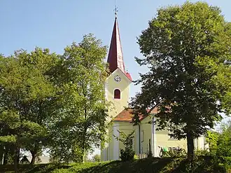 Kerk in Mozelj