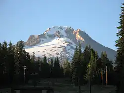 Mount Hood vanaf Highway 26 gezien