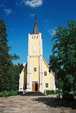 Lutherse kerk in Muhos, Finland (1634)