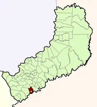 Kaart van Itacaruaré