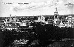 Het centrum van Moerom aan de Oka