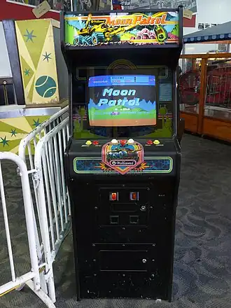 Arcade-versie van Moon Patrol