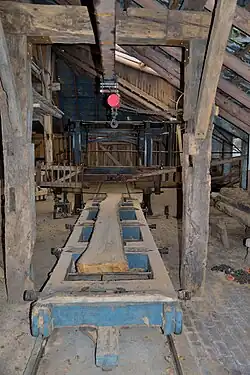 Zaagmachine uit 1920 merk Kiessling Leipzig