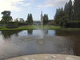 Museumpark met museum Boijmans Van Beuningen