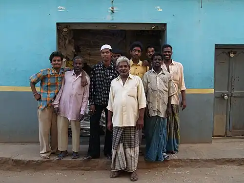 Moslimmannen in Bangalore