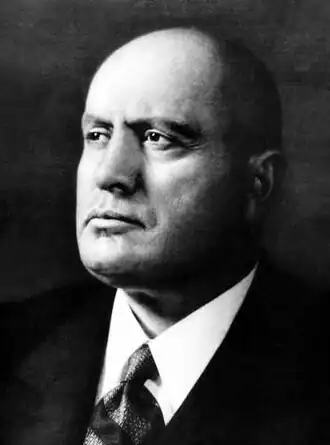 Benito Mussolini in 1939