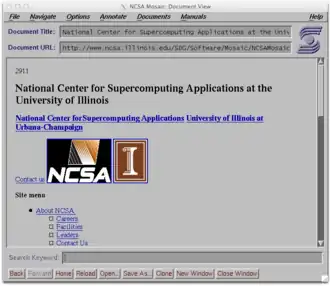 NCSA Mosaic 2.7b6 voor Unix
