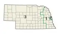 Congresdistricten van Nebraska sinds 2003
