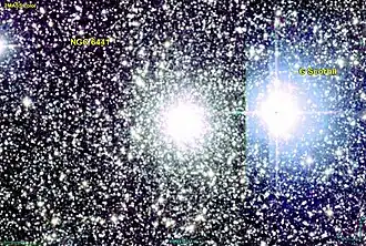 G Scorpii (rechts) en NGC 6441