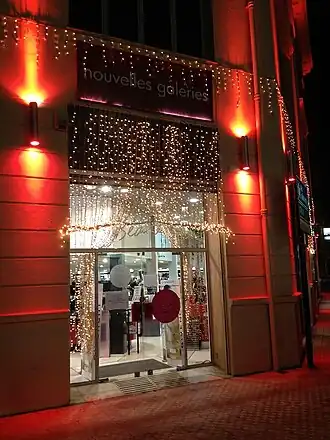 Nouvelles Galeries in Menton in 2014.